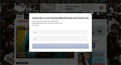 Desktop Screenshot of nationalblackguide.com