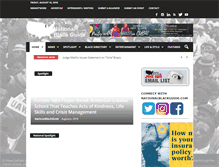 Tablet Screenshot of nationalblackguide.com